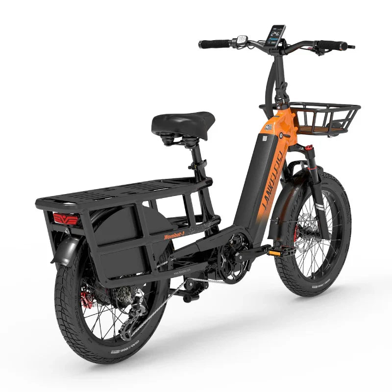Wombat-1 1000W Fat Tires Cargo E-Bike